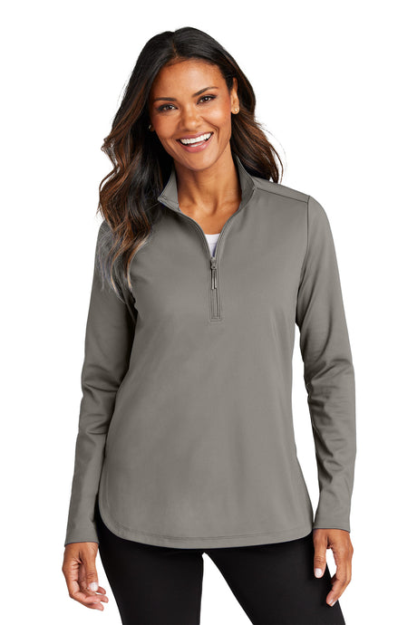 Port Authority® Women's C-FREE® Double Knit 1/4-Zip