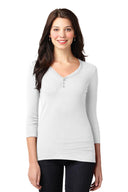 Port Authority® Ladies Concept Stretch 3/4-Sleeve Scoop Henley