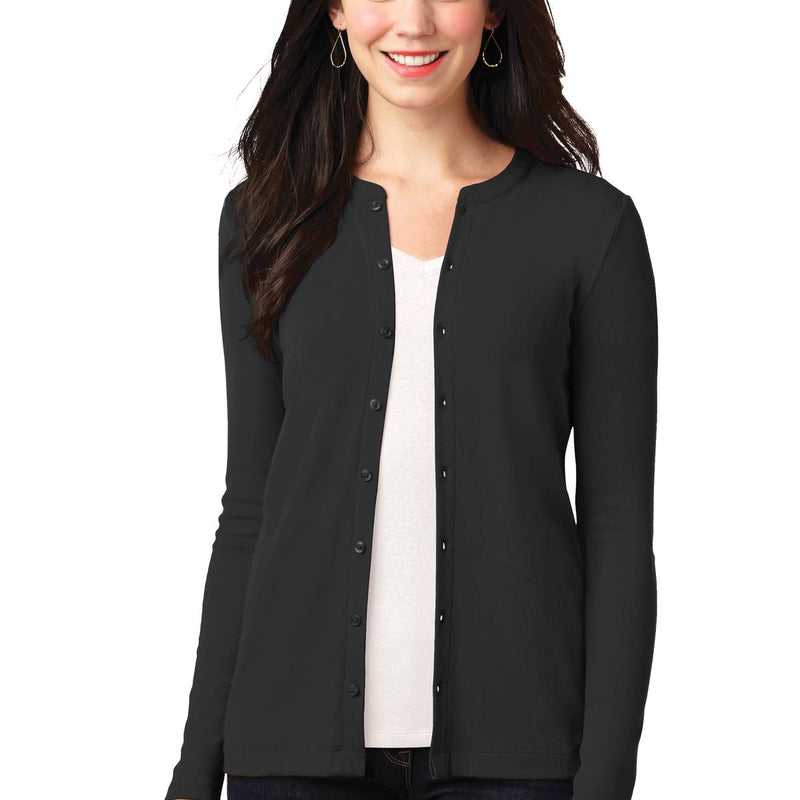 Port Authority® Women's Concept Stretch Button-Front Cardigan