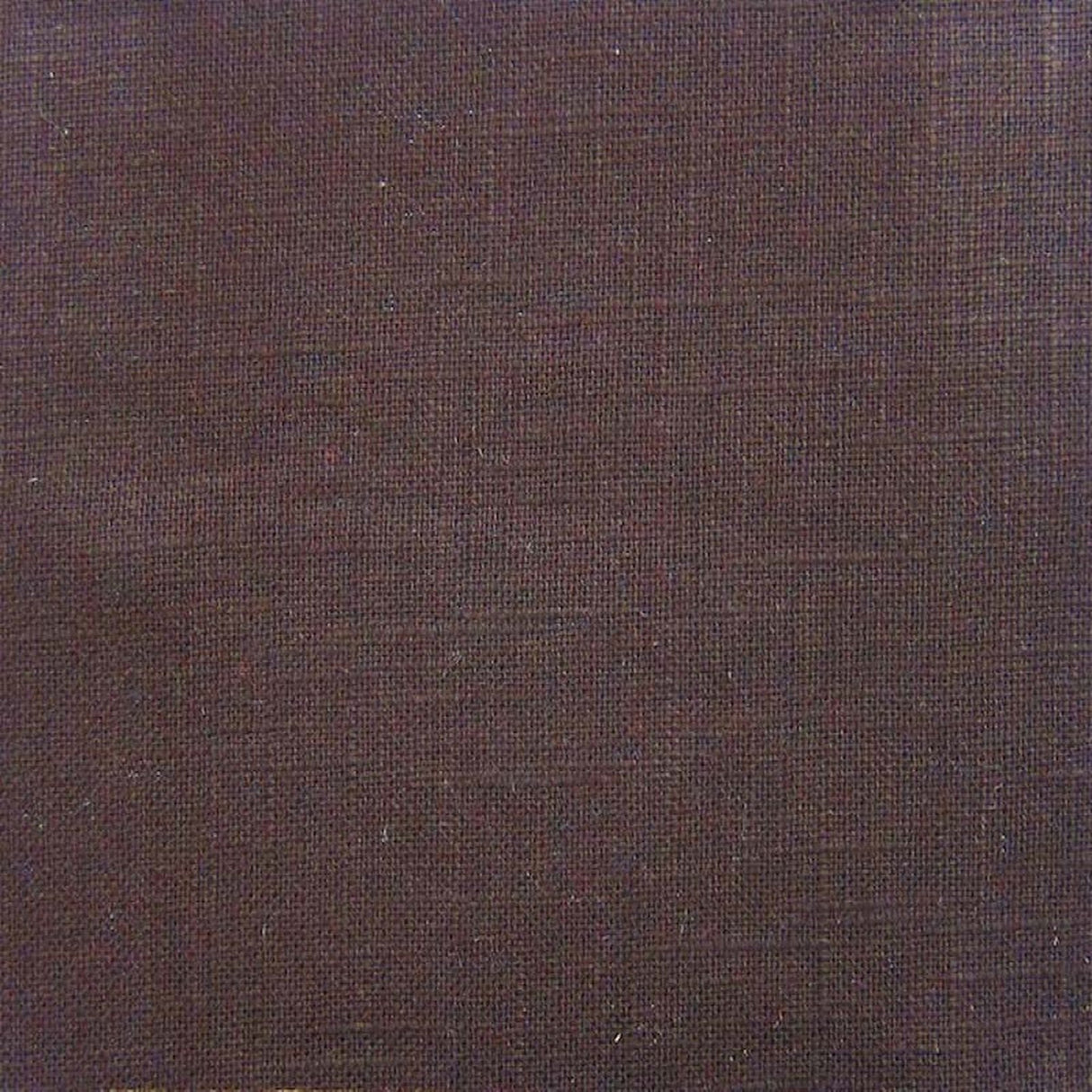Logan Fabric 100 Percent Linen Fabric - Solid Espresso, 57" Width (1 Yard)