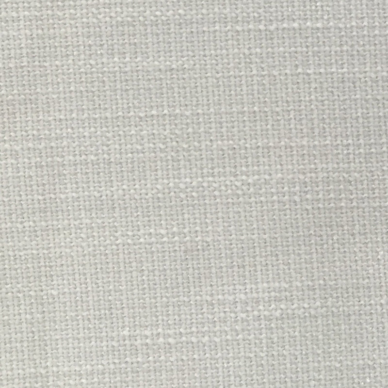 Lori Polyester Fabric - Solid Textured Linen Look, Ivory, 55" Width (1 Yard)