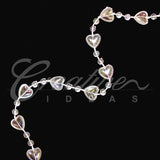 Love Heart Beads String-5 Yds (Iridescent)