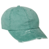 LP108 Distressed Cotton Twill Cap - Forest Green, Heavy Distressing, Curved Visor (1 Cap)