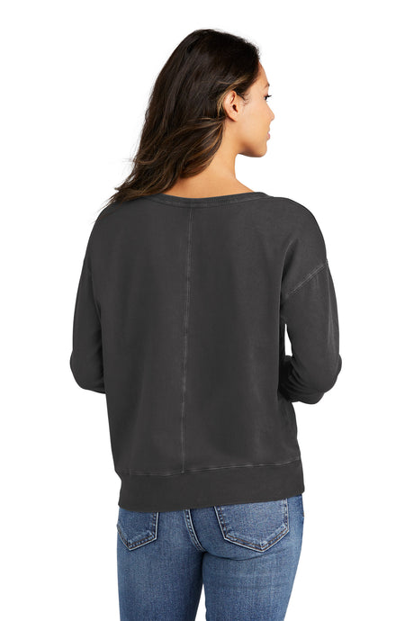 Port & Company® Women's Beach Wash® Garment-Dyed V-Neck Sweatshirt