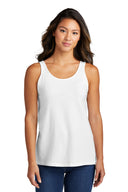 Camiseta sin mangas teñida en prenda Beach Wash® para mujer de Port & Company®
