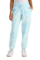 Pantalón deportivo con teñido en nube Beach Wash para mujer de Port & Company®