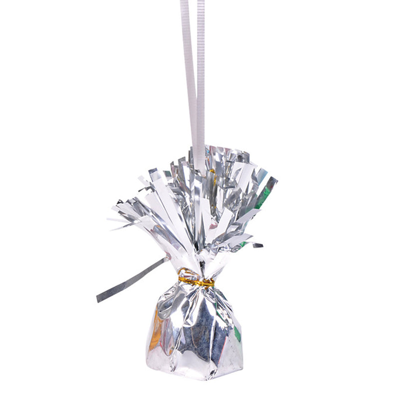 Silver Metallic Balloon Weight (1 DZ)
