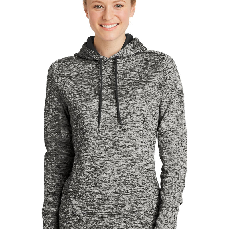 Women's PosiCharge Electric Heather Fleece Hooded Pullover
