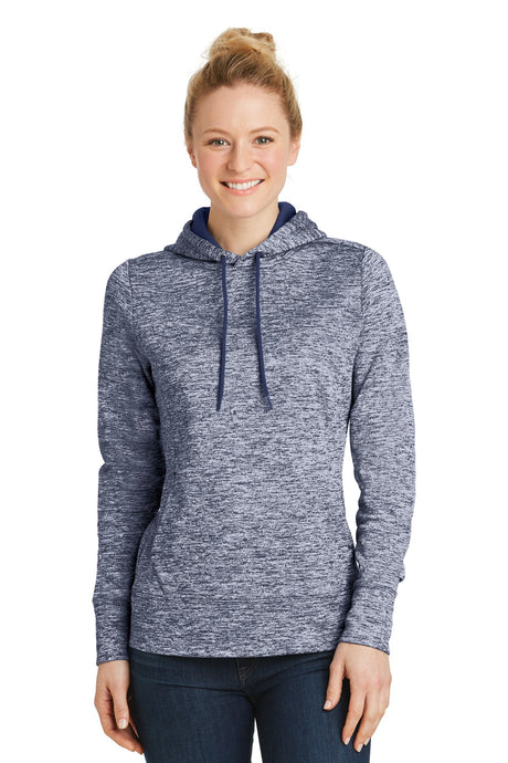 Sport-Tek® Women's PosiCharge® Electric Heather Fleece Hooded Pullover