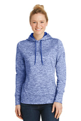 Sport-Tek® Women's PosiCharge® Electric Heather Fleece Hooded Pullover