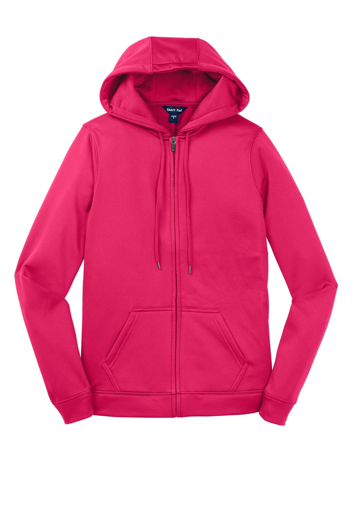 DISCONTINUED Sport-Tek® Ladies Sport-Wick® Fleece Full-Zip Hooded Jacket