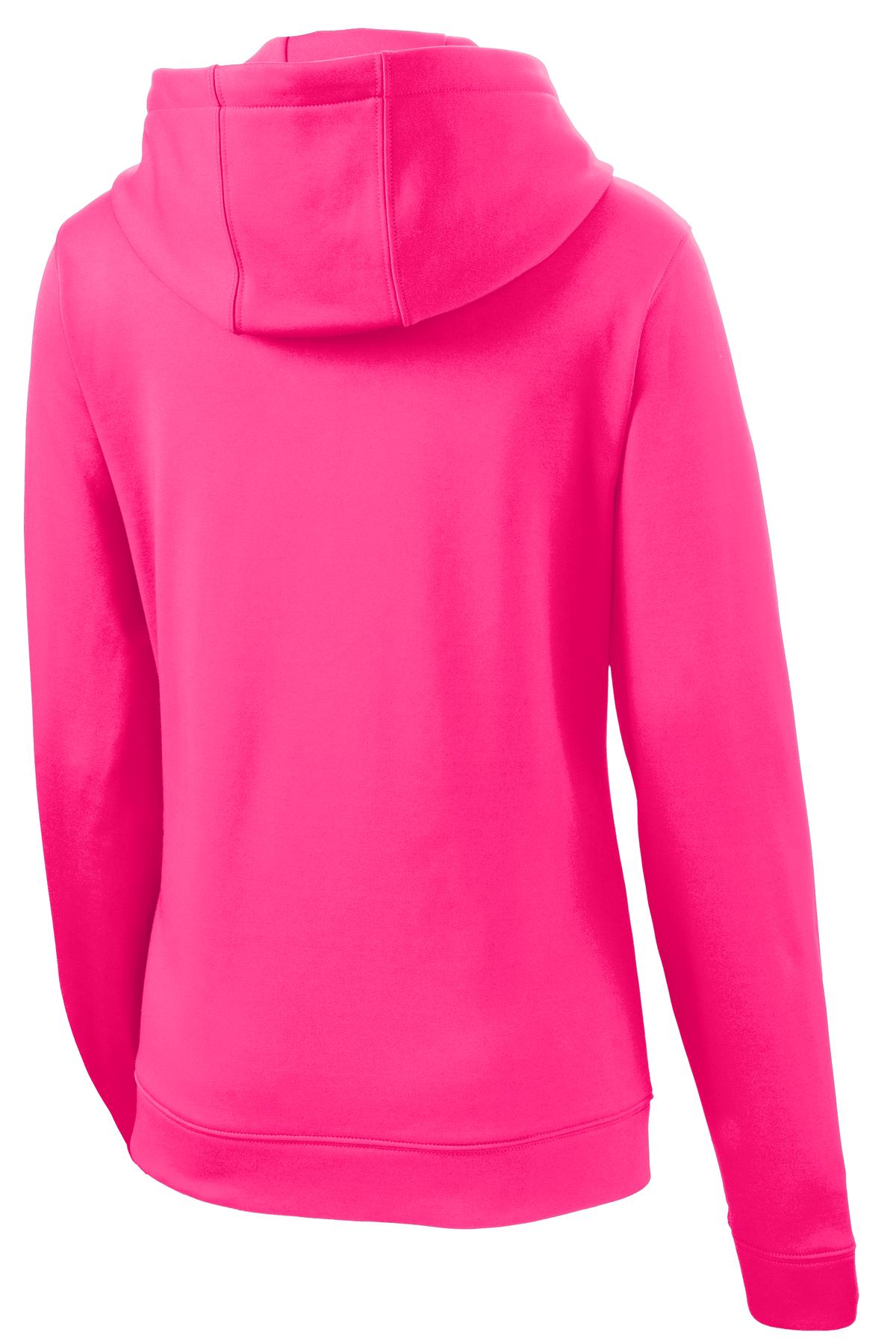 DISCONTINUED Sport-Tek® Ladies Sport-Wick® Fleece Full-Zip Hooded Jacket