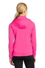 DISCONTINUED Sport-Tek® Ladies Sport-Wick® Fleece Full-Zip Hooded Jacket