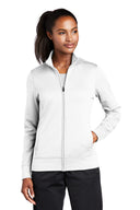 Chaqueta con cremallera completa de forro polar Sport Wick para mujer Sport-Tek®