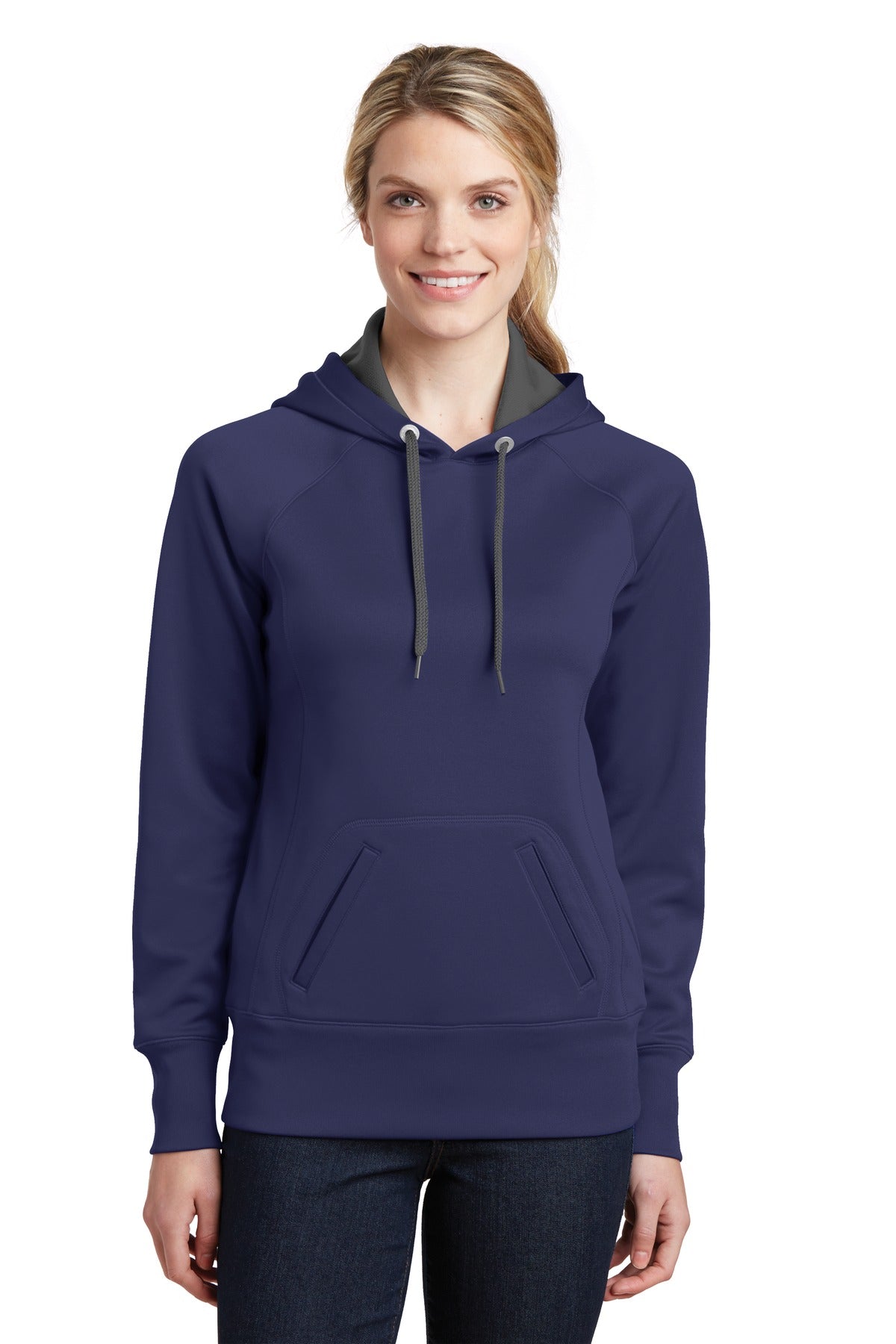 DISCONTINUED Sport-Tek® Ladies Tech Fleece Hooded Sweatshirt