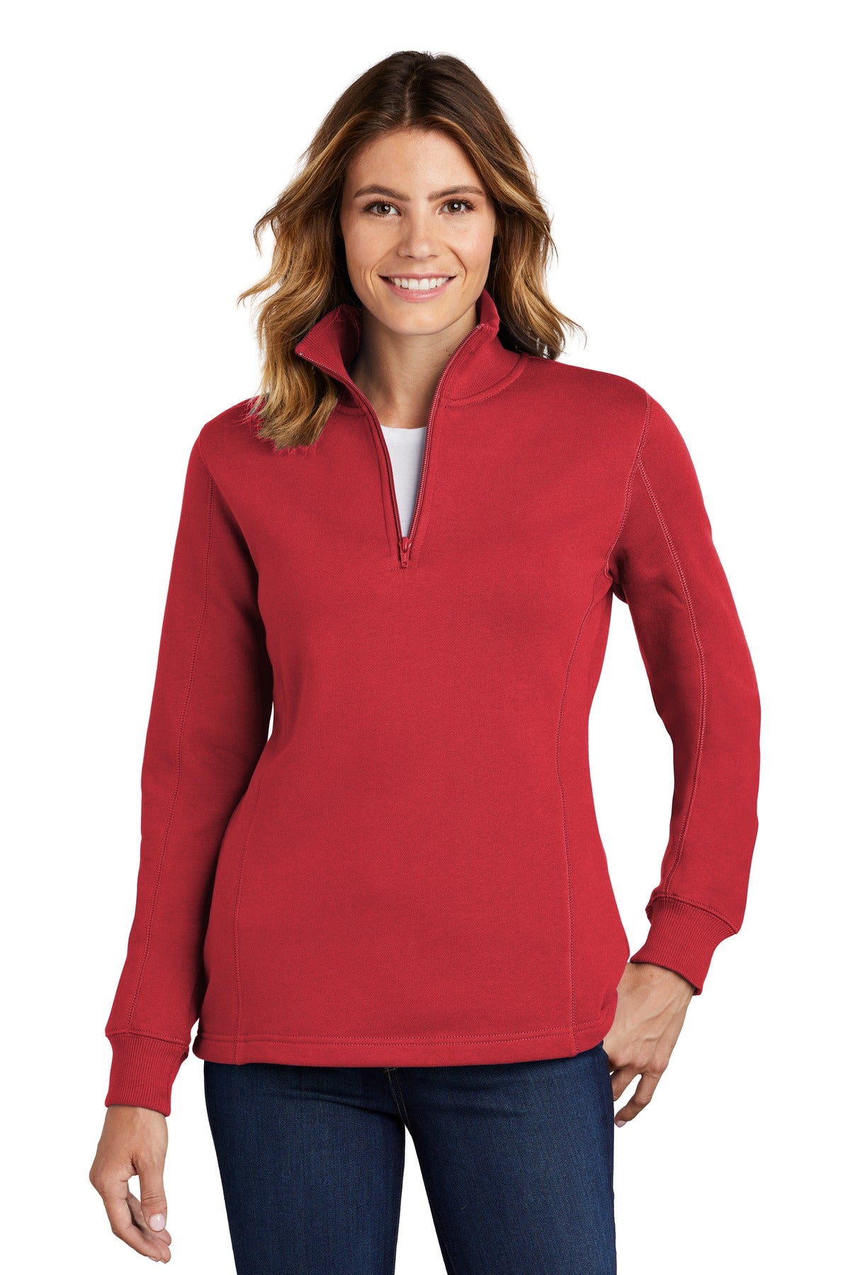 Sport-Tek® Women's 1/4-Zip Sweatshirt