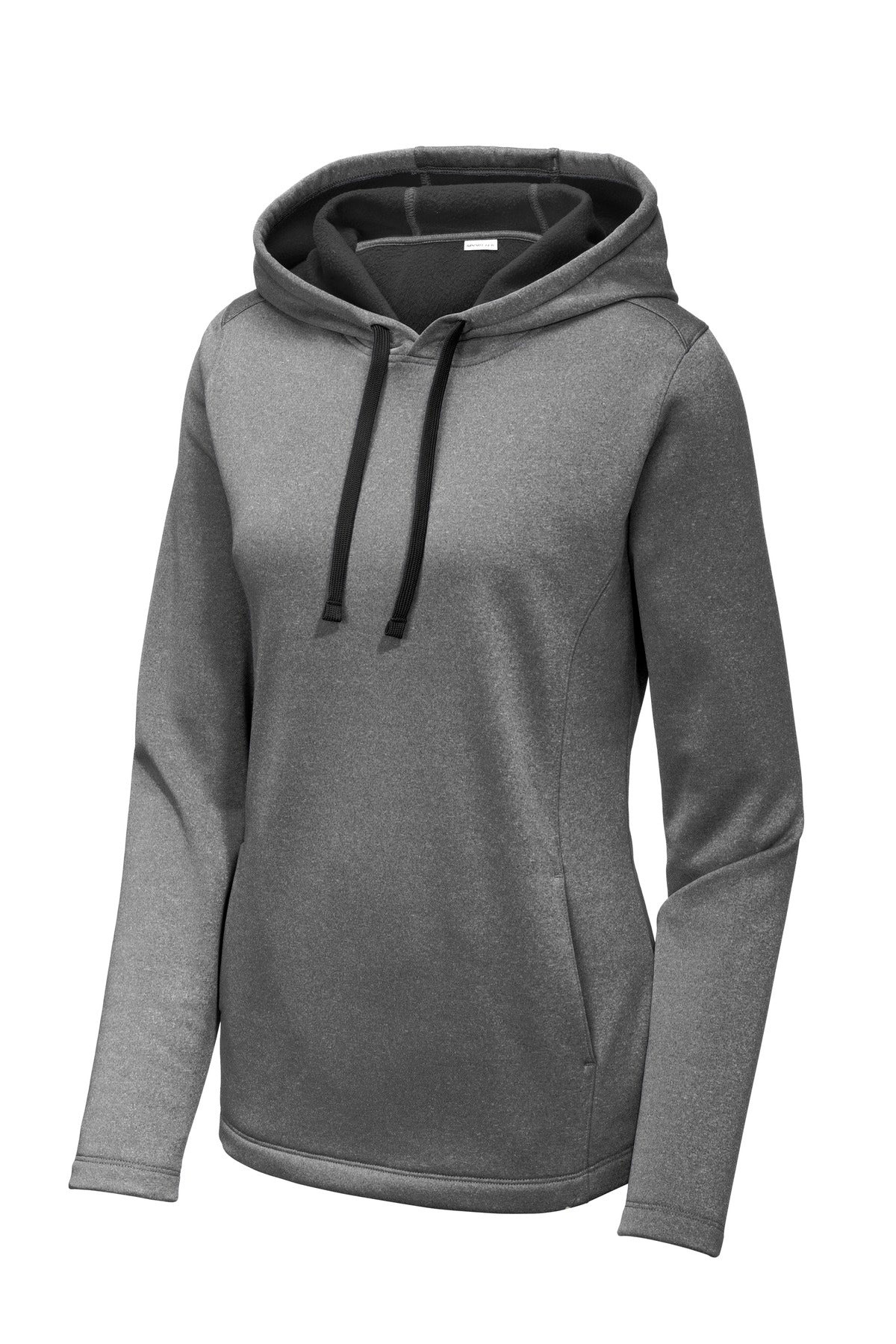 Sport-Tek ® Women's PosiCharge ® Sport-Wick ® Heather Fleece Hooded Pullover