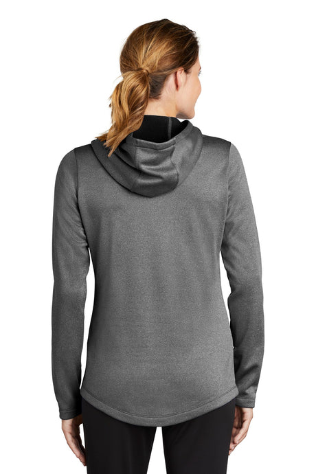Sport-Tek ® Women's PosiCharge ® Sport-Wick ® Heather Fleece Hooded Pullover