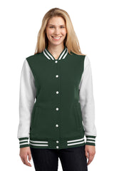 Sport-Tek® Ladies Fleece Letterman Jacket