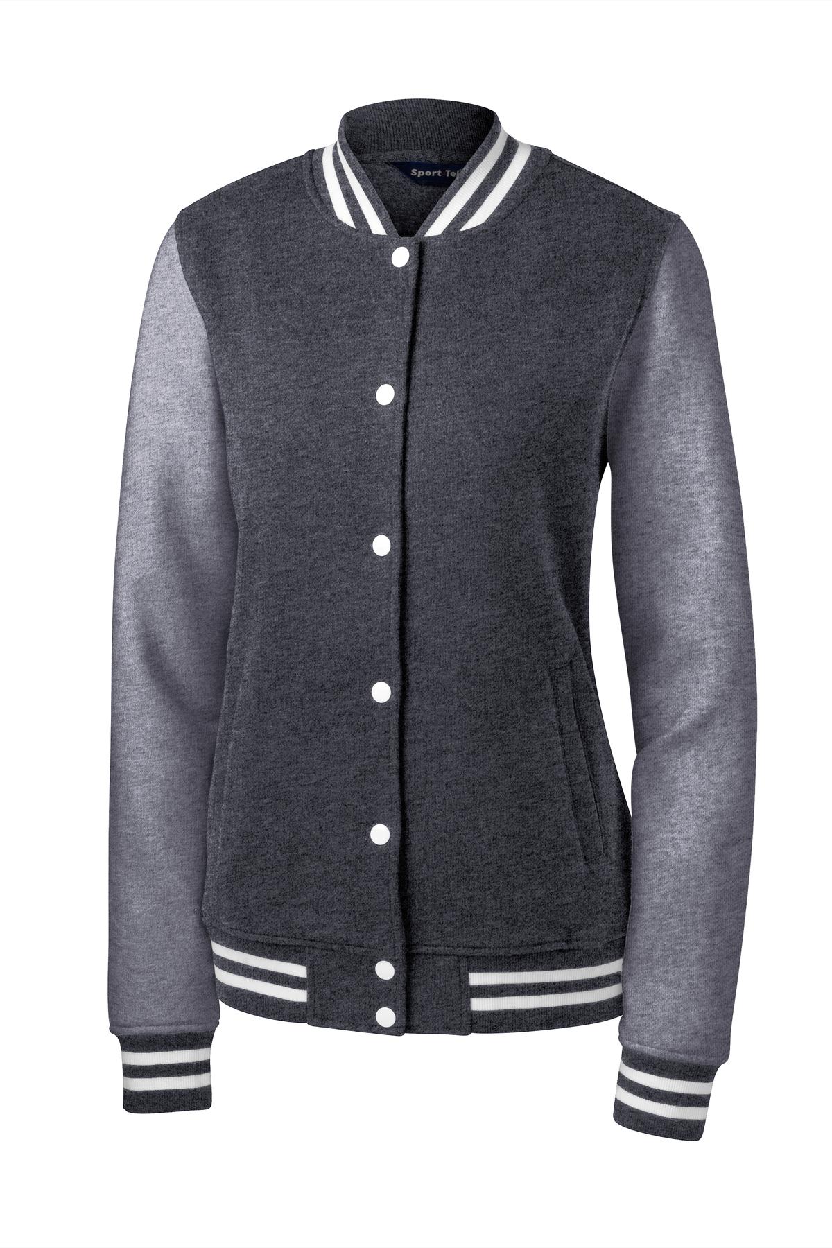 Sport-Tek® Ladies Fleece Letterman Jacket