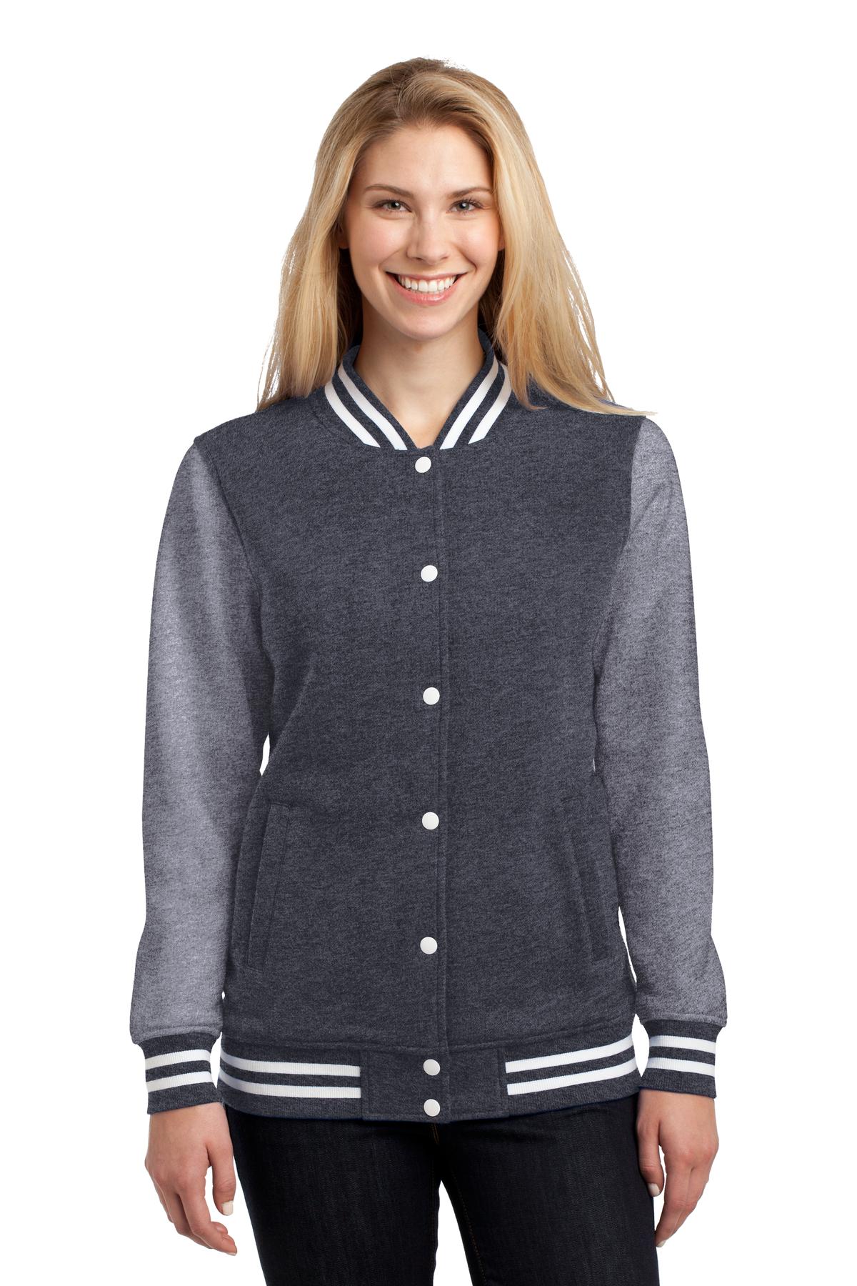 Sport-Tek® Ladies Fleece Letterman Jacket