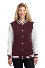 Sport-Tek® Ladies Fleece Letterman Jacket
