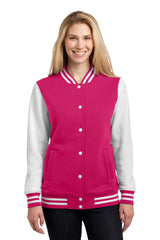 Sport-Tek® Ladies Fleece Letterman Jacket