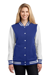 Sport-Tek® Ladies Fleece Letterman Jacket