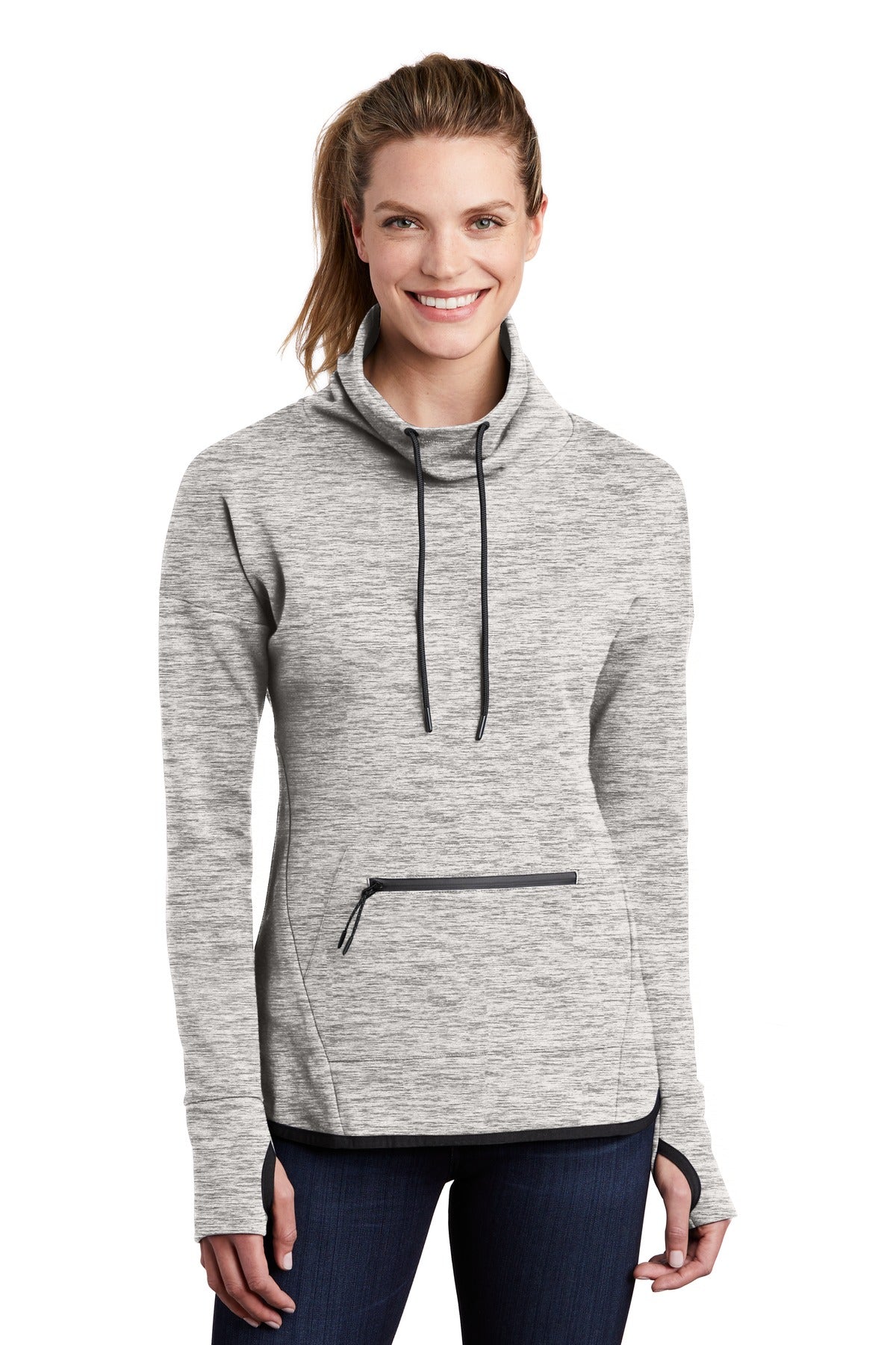 Sport-Tek® Women's Triumph Cowl Neck Pullover