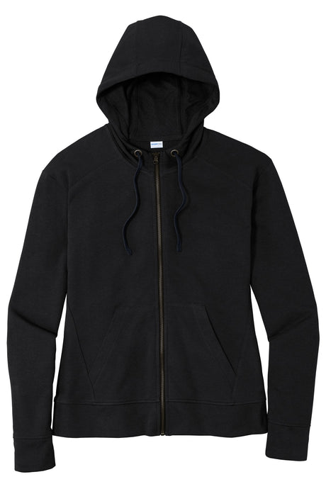Sport-Tek ® Women's PosiCharge ® Tri-Blend Wicking Fleece Full-Zip Hooded Jacket