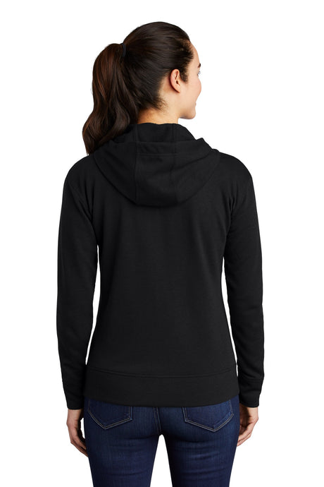 Sport-Tek ® Women's PosiCharge ® Tri-Blend Wicking Fleece Full-Zip Hooded Jacket