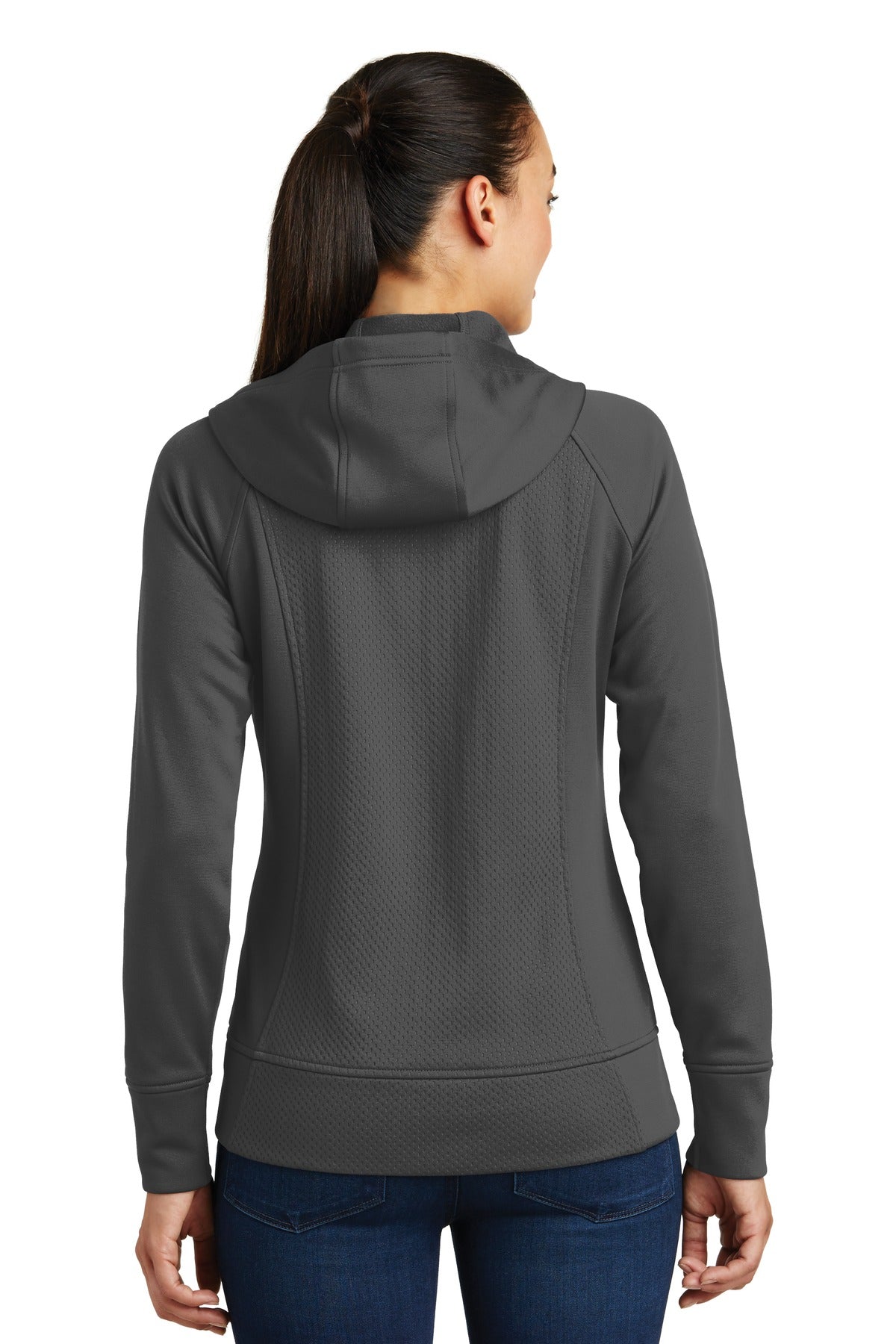 Sport-Tek® Ladies Rival Tech Fleece Full-Zip Hooded Jacket