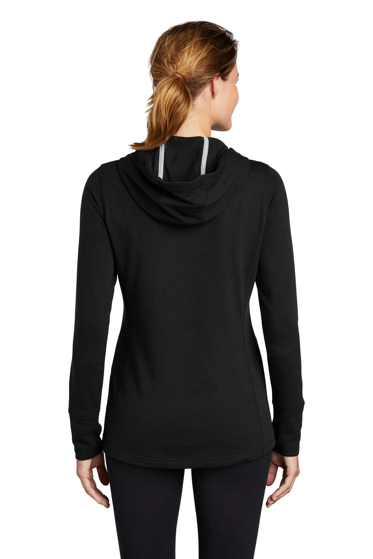 Sport-Tek ® Women's PosiCharge ® Tri-Blend Wicking Fleece Hooded Pullover
