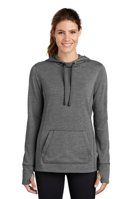Sport-Tek ® Women's PosiCharge ® Tri-Blend Wicking Fleece Hooded Pullover
