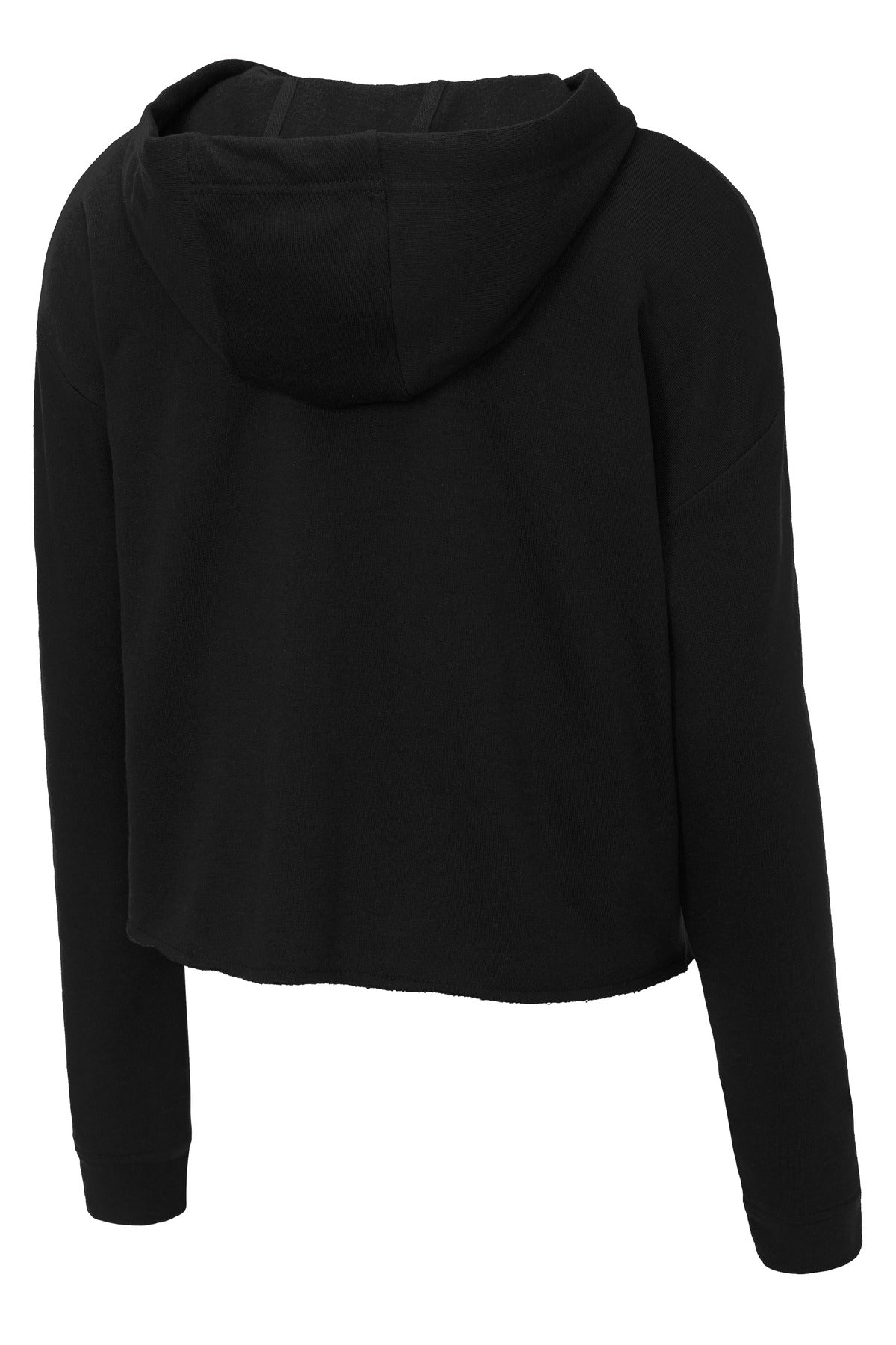 Sport-Tek ® Women's PosiCharge ® Tri-Blend Wicking Fleece Crop Hooded Pullover