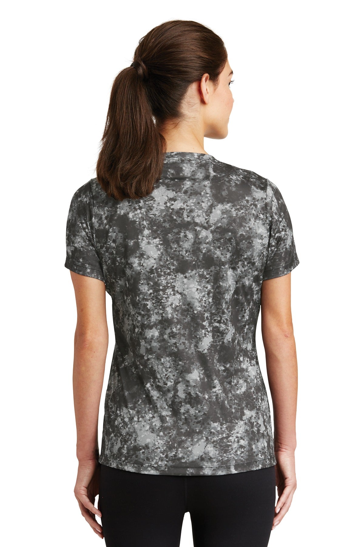 DISCONTINUED Sport-Tek® Ladies Mineral Freeze Scoop Neck Tee