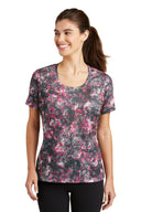 Camiseta con cuello redondo Mineral Freeze para mujer Sport-Tek®
