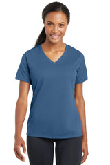 Sport-Tek® Women's PosiCharge® RacerMesh® V-Neck Tee