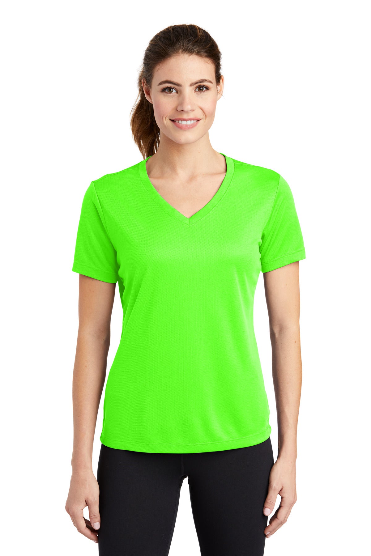 Sport-Tek® Women's PosiCharge® RacerMesh® V-Neck Tee