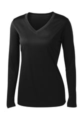 Sport-Tek® Women's Long Sleeve PosiCharge® Competitor™ V-Neck Tee