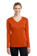 Sport-Tek® Women's Long Sleeve PosiCharge® Competitor™ V-Neck Tee