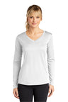 Sport-Tek® Women's Long Sleeve PosiCharge® Competitor™ V-Neck Tee