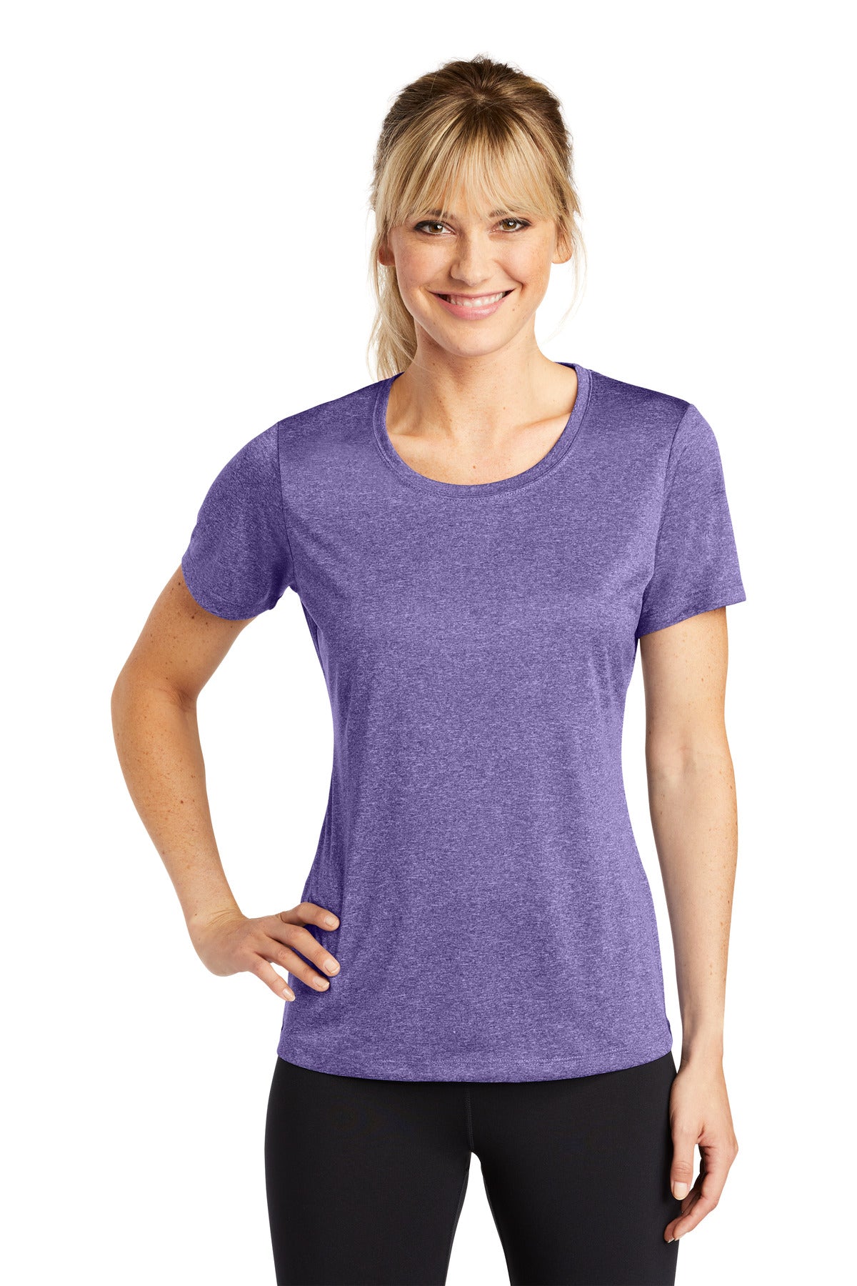 Sport-Tek® Women's Heather Contender™ Scoop Neck Tee