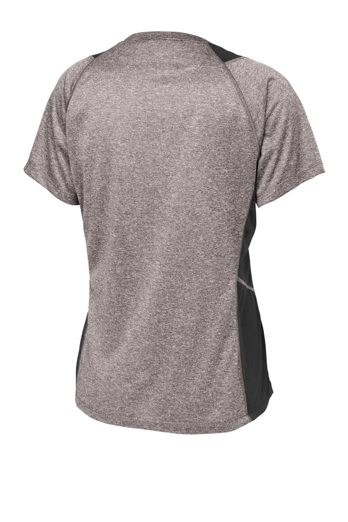 Sport-Tek® Women's Heather Colorblock Contender™ V-Neck Tee