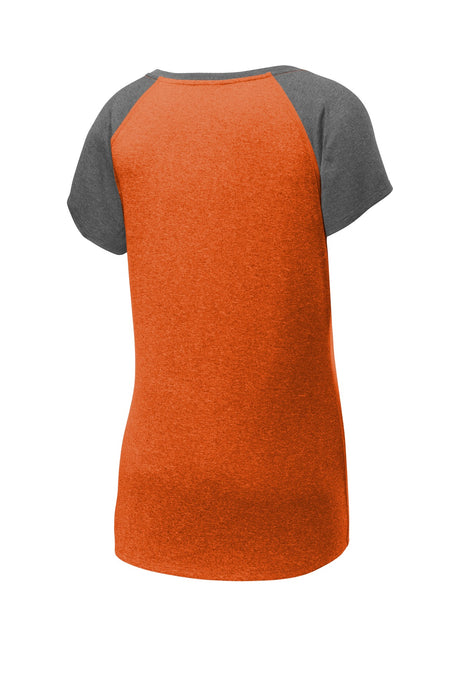 Sport-Tek ® Women's Heather-On-Heather Contender Scoop Neck Tee