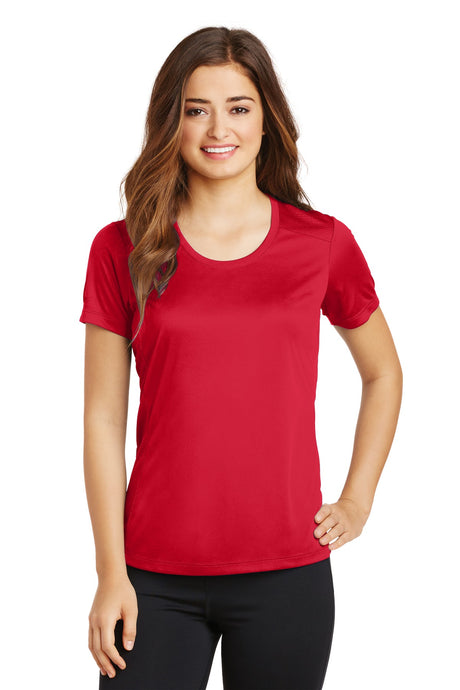 Sport-Tek® Ladies PosiCharge® Elevate Scoop Neck Tee