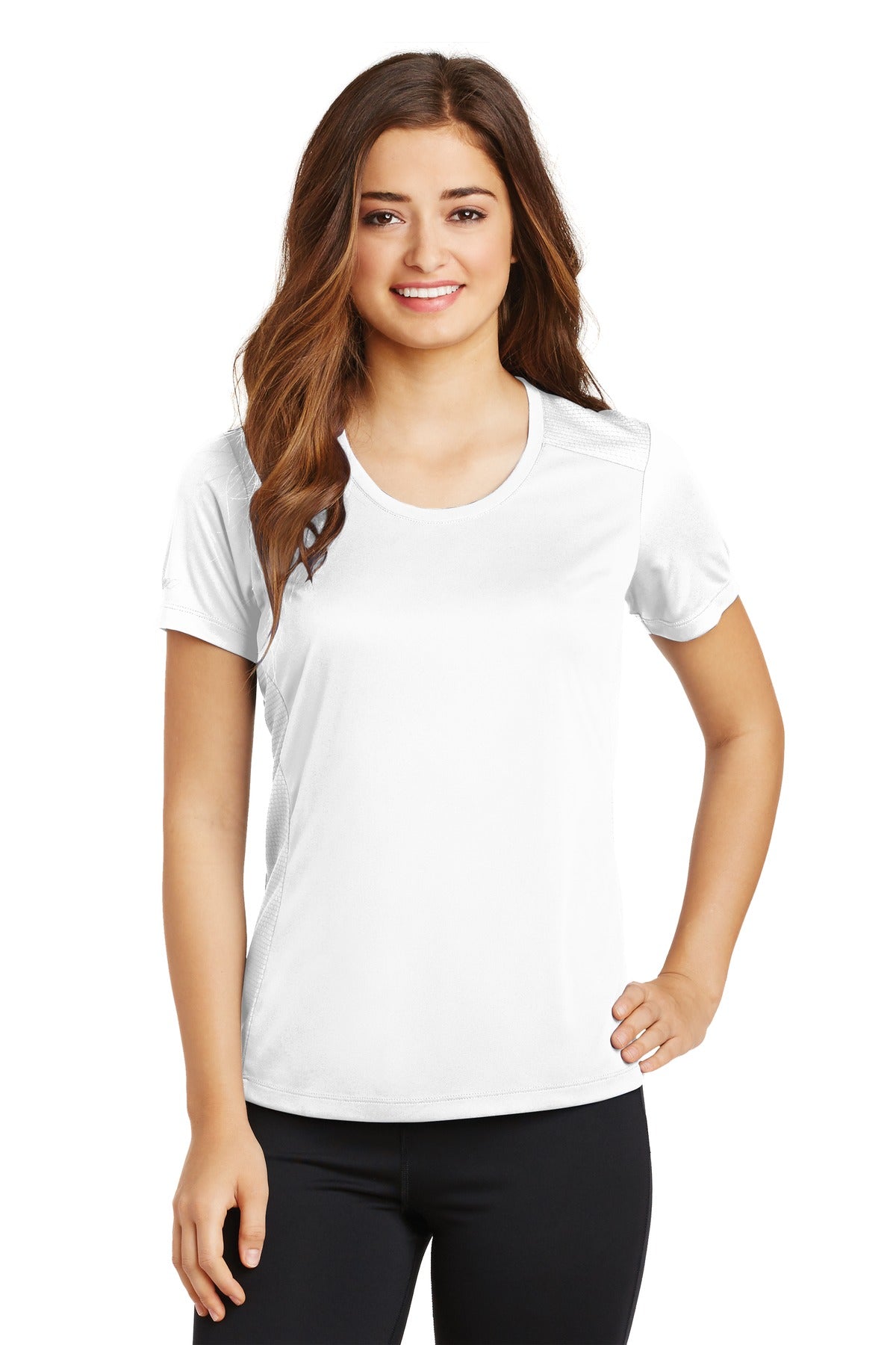 Sport-Tek® Ladies PosiCharge® Elevate Scoop Neck Tee