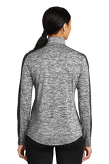 Sport-Tek® Women's PosiCharge® Electric Heather Colorblock 1/4-Zip Pullover