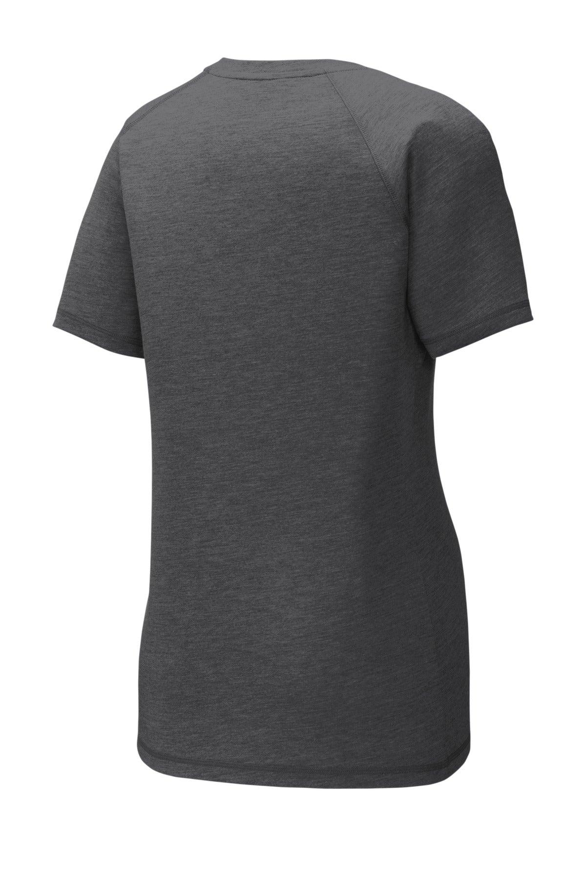 Sport-Tek ® Women's PosiCharge ® Tri-Blend Wicking Scoop Neck Raglan Tee