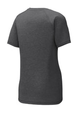 Sport-Tek ® Women's PosiCharge ® Tri-Blend Wicking Scoop Neck Raglan Tee
